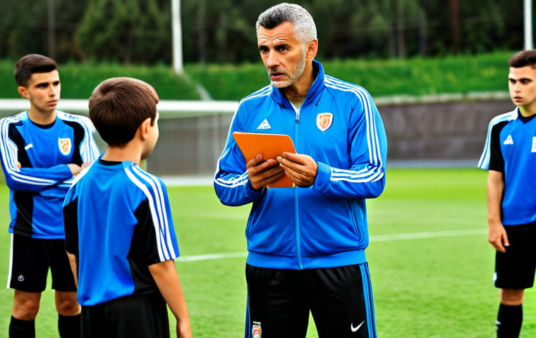 몬테네그로 출신 축구 선수 - "A determined young Montenegrin soccer player in full training gear, practicing drills on a modern, ... 몬테네그로 출신 축구 선수 - "A determined young Montenegrin soccer player in full training gear, practicing drills on a modern, ...