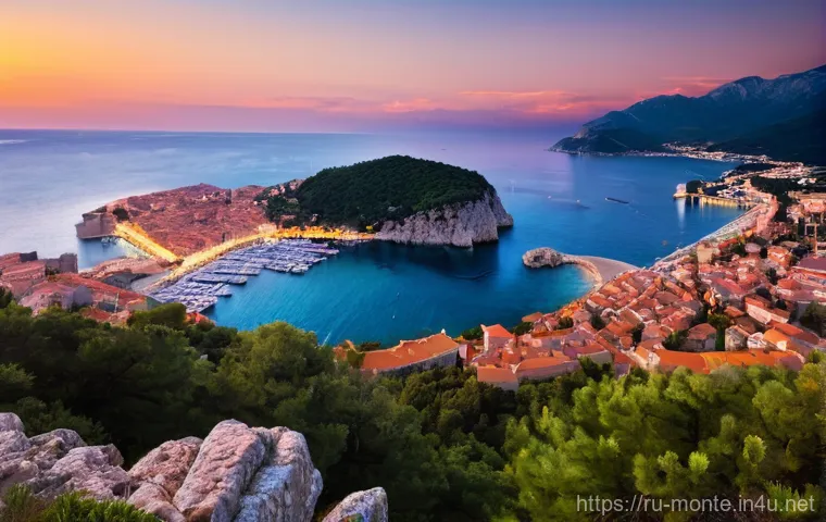 부드바 해변 - **Prompt:** A serene and picturesque hidden cove in Budva, Montenegro, discovered after a short hike... 부드바 해변 - **Prompt:** A serene and picturesque hidden cove in Budva, Montenegro, discovered after a short hike...